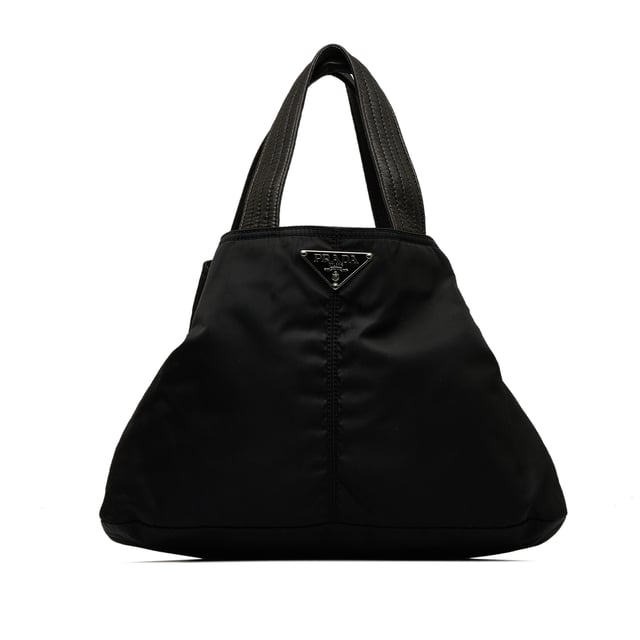 Vintage Prada Tessuto Tote Bag Black