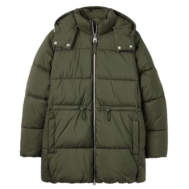 Joules Womens Holsworth Padded Quilted Hooded Winter Coat