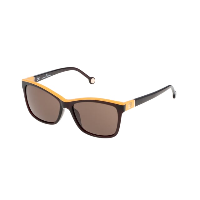 CAROLINA HERRERA SHE598550958 gafas de sol de mujer• material: acetato• color: marrón y amarillo• tamaño: 55/18/135 mm (longitud de la lente / ancho del puente / longitud de la varilla)  Brooke-Decha