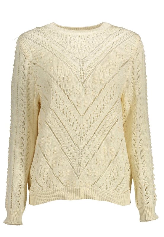 Witte polyester jeans en broek  
Hemd met lange mouwen  
Rondhals ontwerp  
Borduurwerk en logodetails  
Ontworpen voor vrouwen  
Materiaal: 28% Polyester 72% Acrylaat
