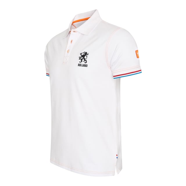 Polo de hombre de la marca Cappuccino Italia. Confeccionados en algodón y poliéster, los polos de Cappuccino Italia tienen un corte regular. El suave algodón proporciona una gran comodidad.  Marca: Cappuccino ItaliaNombre del modelo: Dutch Lion PoloCategoría: polo hombreMateriales: algodón y poliésterColor: blanco