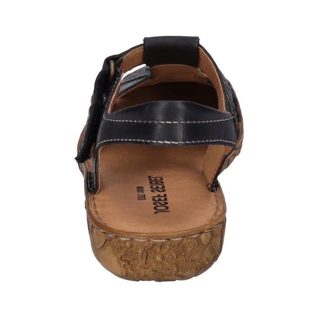 De sandaal is gemaakt van fijn kalfsleer en is daardoor bijzonder stevig. De klittenbandzorgt voor een stevige grip in de schoen. Het uitgebreide handstikken is een typische fabricagemethode van onze schoenen. Met de G-schoenbreedte is de sandaal Rosalie 48 ideaal voor de voeten. Ga je gang met Rosalie 48.