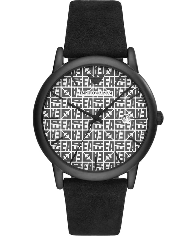 Emporio Armani AR11274 - Herrenuhr Quarz aus Edelstahl• Material: Edelstahl• Glas: Mineral• Armband: Leder und Leder• Farbe: Grau• Wasserbeständigkeit: 50 m (5 ATM)• Gehäusegröße: 43 mm