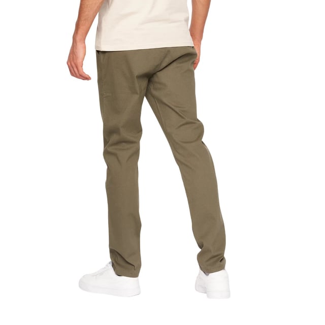 98% Cotton, 2% Elastane. Fabric: Stretch. Design: Plain. Fastening: Button, Zip Fly. Back Yoke, Belt Loops, Darted, Mock Horn Buttons, Topstitched, Twin Needle Stitch, Woven Label. Pockets: 2 Side Pockets, 2 Back Pockets, Buttoned, Welted. Waistline: Self Fabric Inner Waistband. Fit: Slim.