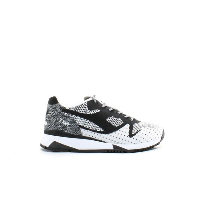 Diadora V7000 Weave II Mens White Black Trainers