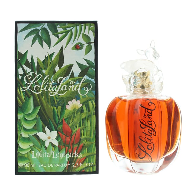 LolitaLand by Lolita Lempicka is a floral fruity fragrance for women. Top notes are bellini, pepper, Italian mandarin, grapefruit, lemon, lime and orange. Middle notes are jasmine sambac, jasmine, white peach, black currant, magnolia, plum and rose. Base notes are Madagascar vanilla, white musk, benzoin, liquorice and sandalwood. LolitaLand was launched in 2018.