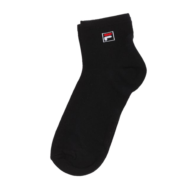 Fila F9303 unisex ankle sock.
 Pack of 3 Unisex ankle model from the Fila brand, with the logo on the ankle.
 Made with high quality yarns, which guarantee great comfort and durability.
 They adapt perfectly to the shape of the foot, with a comfortable fit at the ankle level.
 Stretch fabric offers great breathability to keep skin dry and cool.
 Composition: 75% Cotton; 23% Polyester; 2% Elastane
 Care:
Machine wash at maximum 30º.
 Do not use bleach.
 Do not use dryer.
 It does not allow the use of an iron.
 Do not dry clean.