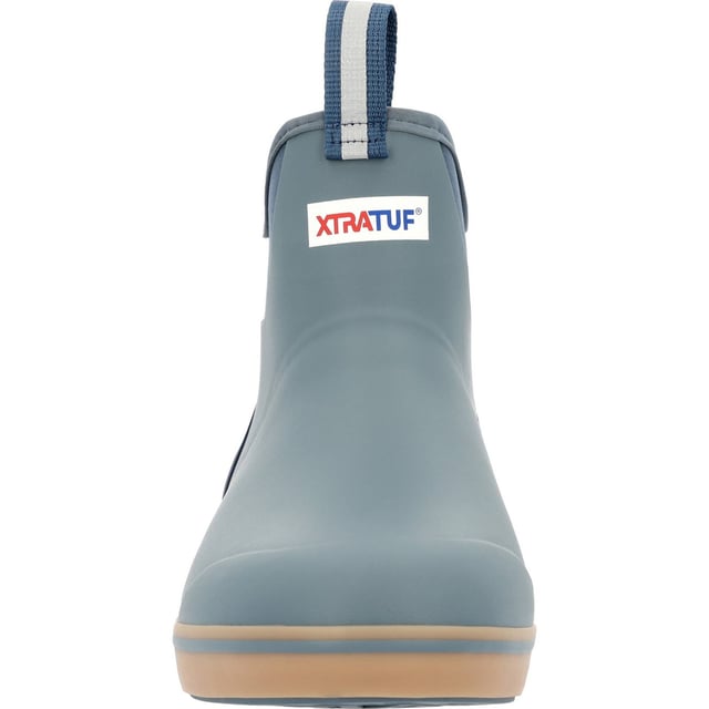 The Ankle Deck Boot has a lightweight design with a slip-resistant Chevron outsole that makes it a great option for any on-the-water worker looking for protection with slip-on-and-go styling.