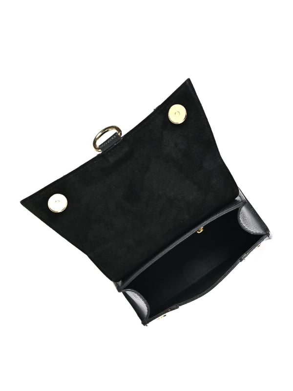 Crossbody tas
100% rundleer
Bovenflap over sluiting
Intern vak met rits
Afmetingen : 15x23x8 cm
Handvat: 22 cm
Afneembare schouderriem: 110 cm