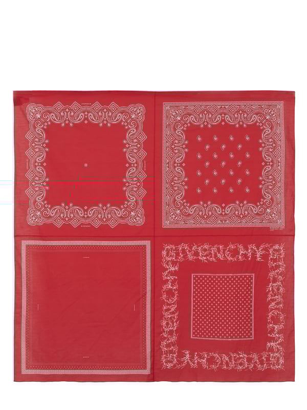 100% algodón; Tela de Givenchy; Modelo: GV1212SN983; Mano de obra de alta calidad; 100% algodón; Dimensiones (cm): 120 x 60; Detalles del logotipo de Givenchy.