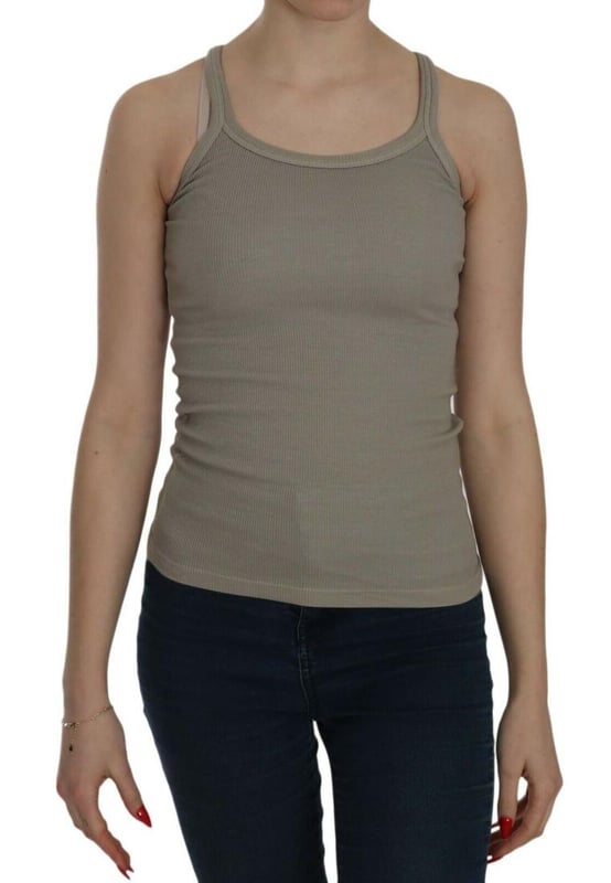 Brand new with tags
  100% Authentic PINK MEMORIES Tank
  Color: Beige
  Round neck
  Sleeveless design
  Spaghetti straps
  Logo details
  Perfect for women
Material: 100% Cotton