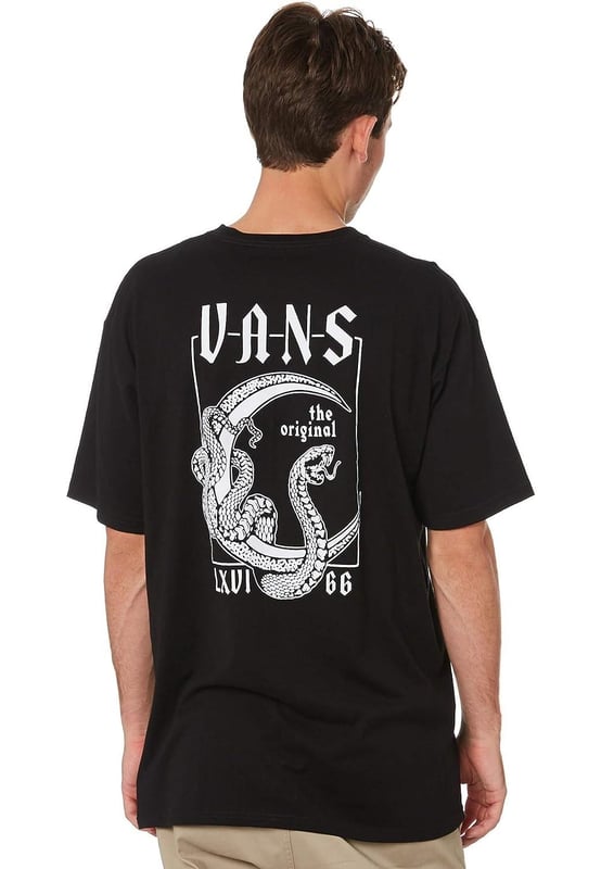 Vans Mens Crescent T-Shirt in Black