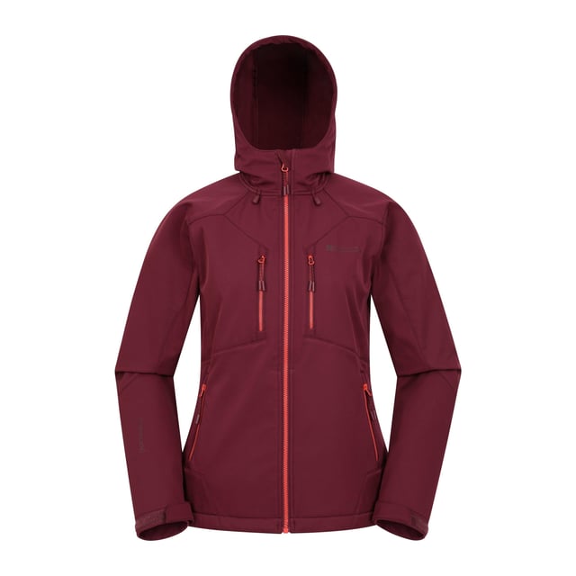Burgundy soft shell jacket on sale
