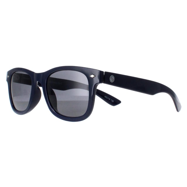 Smarty Rectangle Kids Navy Dark Grey X2054  Sunglasses Protect your child's eyes with SMARTY Designer Sunglasses model X2054D, tailored for kids aged 3 to 7 years old. These rectangular-shaped sunglasses feature a sophisticated dark navy frame with durable plastic arms and grey lenses, providing superior UV protection and a sleek, modern look. The X2054D model combines stylish design with kid-friendly comfort and durability, making them perfect for any sunny day activity. Available at an unbeatable discount from the regular retail price, these designer sunglasses offer exceptional quality and value. Equip your child with the stylish and protective SMARTY sunglasses.