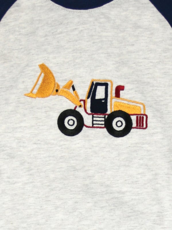 Digger Cotton Pyjamas for Boys

We don't know any little boy that doesn't have a toy digger of some description as part of his toy collection. Which is why this type of design has been a firm favourite over the years as part of our boys collection.  Little known fact: the secret to a good night's sleep is a great pair of pyjamas. Our fan favourite two-piece sets are made with 100% cotton and they're full of classic details.  Your little one will want to wear these awesome pyjama set all day long!

100% cotton
Machine Washable
Super soft luxury brushed cotton fabric
Yellow Digger Applique
Classic Fit.