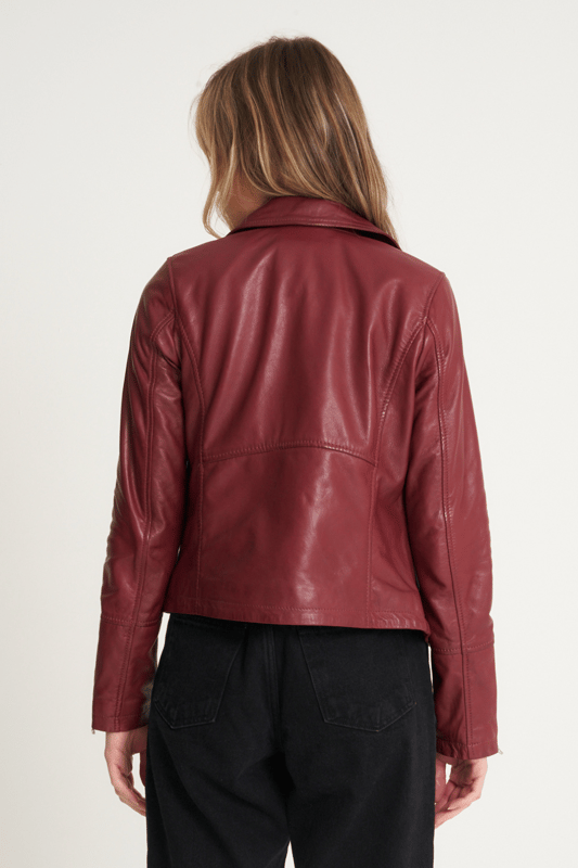 Barneys Originals Veg Tanned Leather Biker Jacket