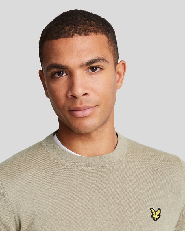 Katoenen Merino Crew Neck Trui