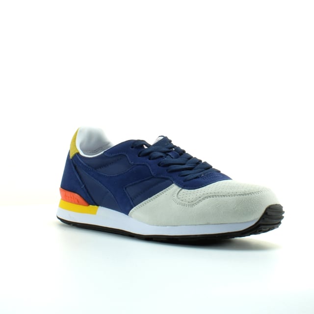 Diadora Camaro Double II Mens Navy Trainers