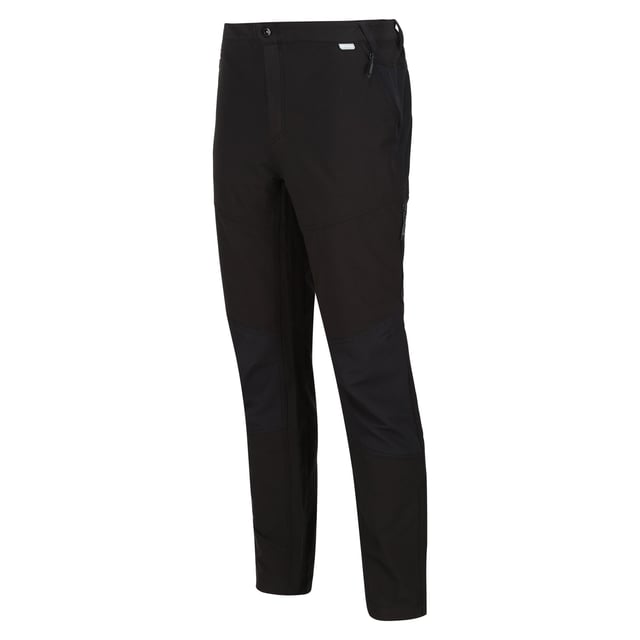 Material: Elastane, Polyester. Fabric: Stretch. Design: Logo. Fabric Technology: Isoflex, Water Repellent, Wind Resistant. Belt Loops, Side Zip Ankles, Ventilation Panels. Pockets: 2 Side Pockets, 1 Back Pocket, 1 Thigh Pocket, Zip. Waistline: Part Elasticated. Weatherproof.