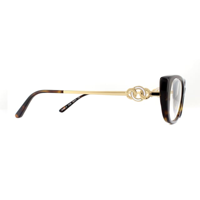 Bvlgari Glasses Frames BV4095K 5193 Havana 52mm are gorgeous oval style frame for women with gold plate temples featuring an interlocking Bvlgari logo. These Bvlgari glasses come in a special edition box as photographed.