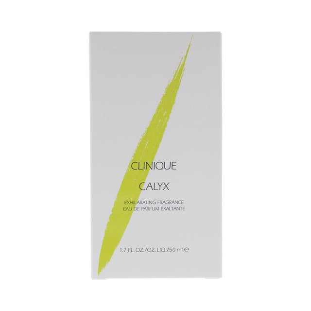 Calyx is a floral fruity fragrance for women. The iconic refreshing scent Calyx was originally launched in 1987 under the brand of Prescriptives. New, modern Calyx was re-launched by Clinique in 2013. Top notes: mandarin orange, grapefruit, passionfruit, mango, papaya, guava, green leaves. Middle notes: lily-of-the-valley, freesia, neroli, lily, jasmine, rose, marigold. Base notes: oakmoss, vetiver, sandalwood, orris root.
