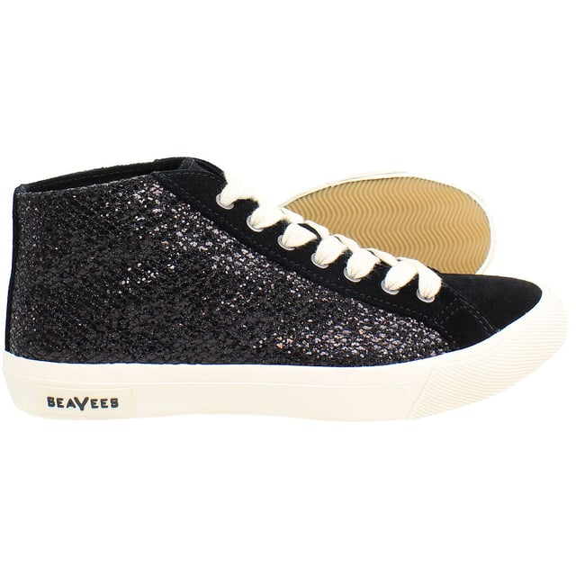 Seavees California Special Nova Lace-Up Black Synthetic Womens Shoes