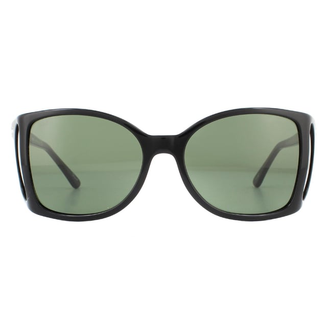 Persol Sunglasses PO0005 95/31 Black Green were once called 'glacier glasses', this design features four lenses that wrap around to provide full protection from the sun at every angle. Meflecto temples and the lightweight frame guarantee comfort and typical Persol styling with the silver arrow ensures brand recognition.