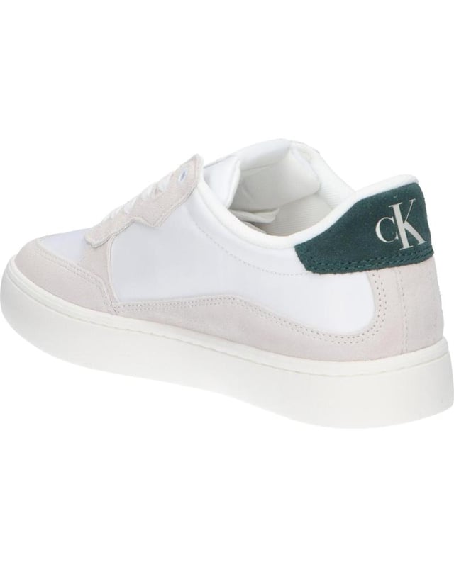 SNEAKERS CALVIN KLEIN FOR MAN YM0YM01100 CLASSIC CUPSOLE ICONIC White, Padded insole, Nonslip soles, Flexible sole