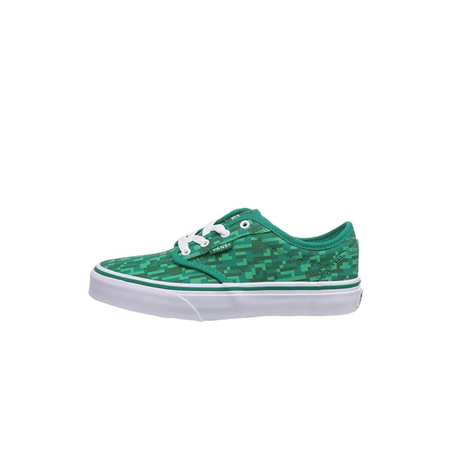 Vans Atwood Schnürung Grüne Leinwand Kinder Plimsolls Znrfdn