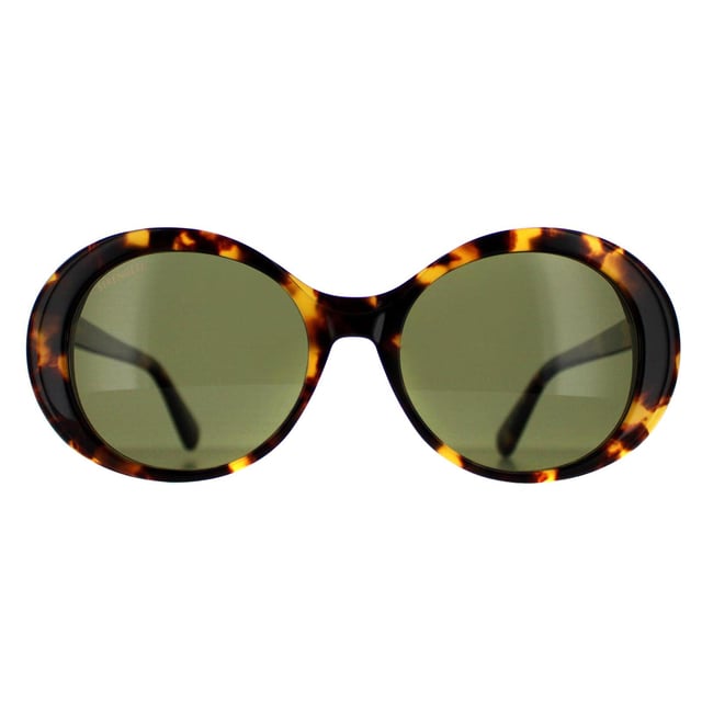 Serengeti Round Womens Shiny Tortoise Havana Mineral Polarized 555nm Green Bacall  Sunglasses are a fashionable round style crafted from lightweight acetate. The spectral control and photochromic technology adapts and filters light to perfection while Serengeti's logo features on the right lens for brand authenticity.