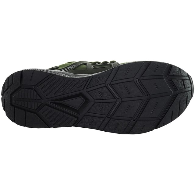 The Henleys Salendine Men's Running Trainers are meticulously crafted to enhance your running experience with a perfect blend of comfort, style, and performance. Here's what sets them apart:

 Streamlined Design:  The Salendine trainers boast a sleek and modern design, ensuring you look sharp both on and off the track.

 Breathable Mesh Upper:  Engineered with a breathable mesh upper, these trainers facilitate airflow to keep your feet cool and comfortable during even the most intense runs.

 Lightweight Construction:  Constructed with lightweight materials, the Salendine trainers provide a feather-light feel, enabling effortless movement and agility with every step.

 Responsive Cushioning:  Featuring responsive cushioning in the midsole, these trainers offer excellent shock absorption and energy return, reducing fatigue and enhancing your overall performance.

 Durable Rubber Outsole:  The durable rubber outsole of the Salendine trainers delivers exceptional traction and grip on various surfaces, ensuring stability and confidence in every stride.