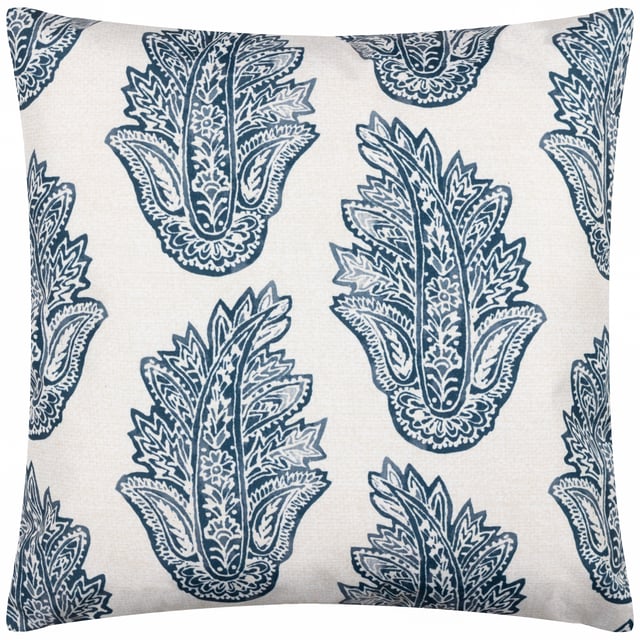 A splendidly designed outdoor cushion which is adorned with delicately printed flowers and fronds in a sublime paisley print, on a bold coloured background. The reverse boasts the same design but in inverted colours, so you have a choice of two styles to employ. All printed on durable UV and water resistant Polyester fabric, to create a stylish addition to your outdoor space for those long, hot sunny days in the garden.