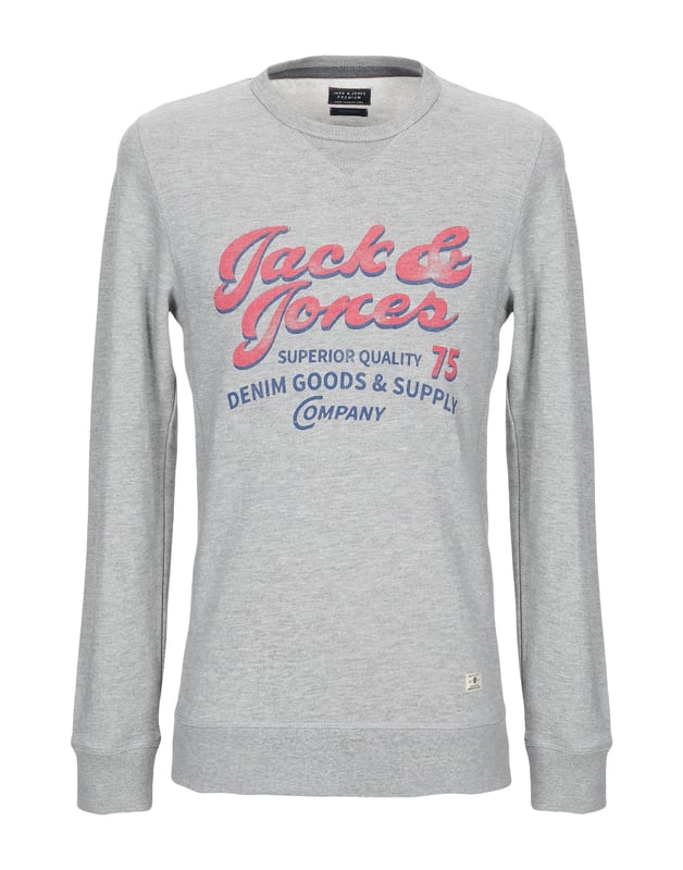 logo, print, solid colour, round collar, long sleeves, no pockets