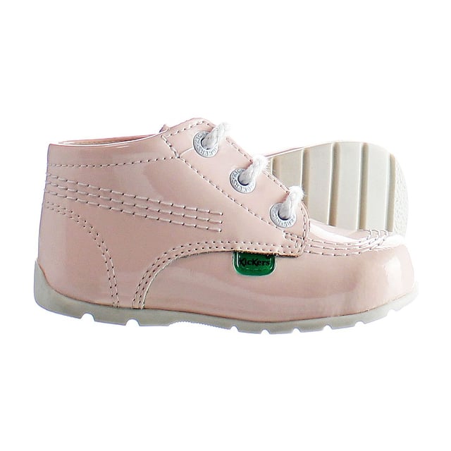 Kickers Kick Hi B Core Lace-Up Rosa Otro Cuero Niños Botas 1 13112