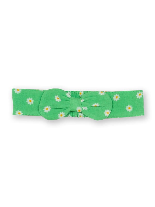 This super soft and comfy woven cotton hairband in daisy meadow print, styled with a cute mock bow, adds the perfect finishing touch to any Kite outfit and makes a great little gift too. Small: 0-4 Years | Medium: 4-13 Years