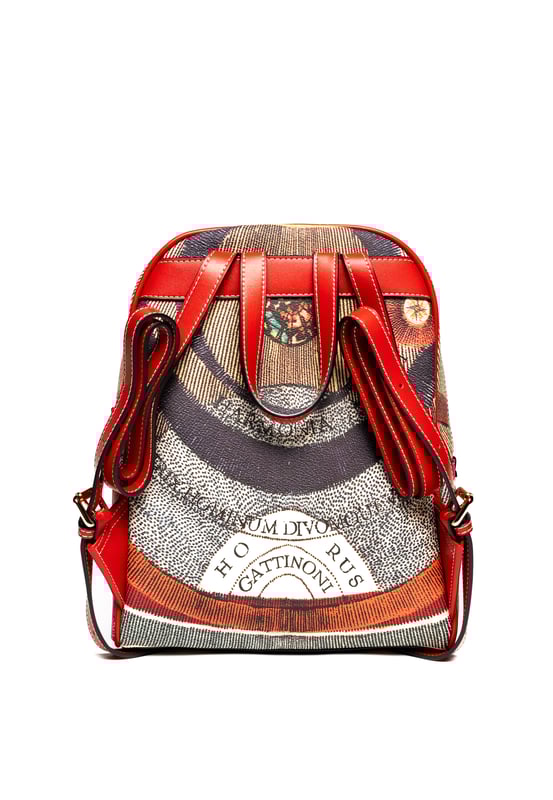 Planetario M Backpack Classic/Red Svep in dig i kosmos mysterium med Gattinoni Planetarium Backpack Dess fängslande tryck och livfulla färger gör denna ryggsäck till ett unikt och originellt tillbehör. Perfekt för dig som älskar att sticka ut från mängden. Mått: 23,5 x 11 x 32,5 cm