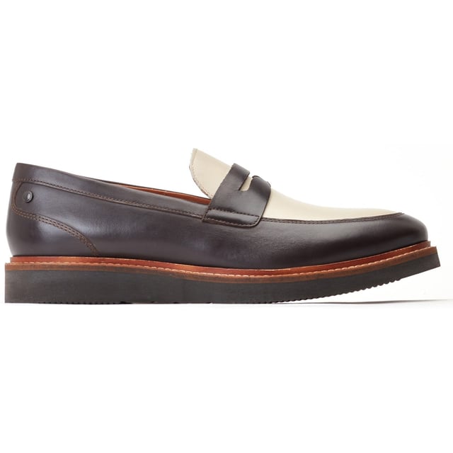 A contemporary take on classic style, the Sid Combo loafer from Base London features contrasting leather panelling for a striking addition to your outfit. Complete with Ortholite footbed and a wedge sole, Sid is your stylish compadre for the season.
