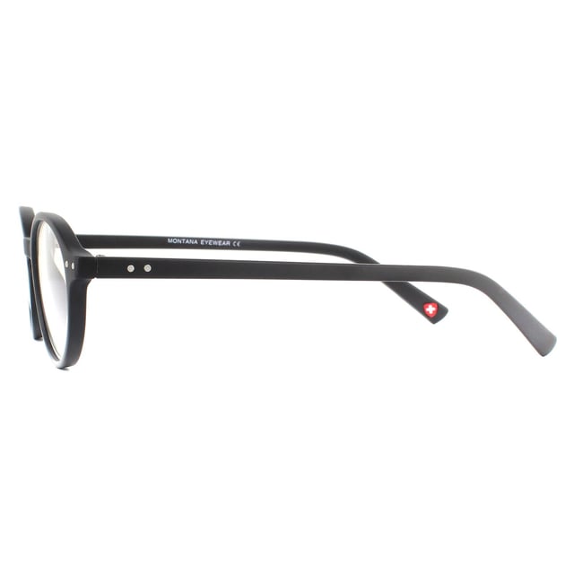Montana Glasses Frames KBLF2 2 Black Blue Light Block  are a lightweight, oval style frame which are designed with all day comfort in mind. The durable plastic frame have a contemporary appearance, yet classic shape which means they will look great across a wide range of kids face shapes and sizes. These kids Montana designer glasses have aspheric, Blue Light Block lens technology and scratch resistance, exceptional for a frame of this price.