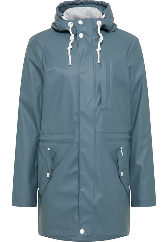 keine Füllung  Schlechtwetter-Genie! Ob Regen oder Wind, der Regenparka, der gleichzeitig auch als Übergangsjacke fungiert, ist von ICEBOUND designt und lässt Sie garantiert nicht im Stich. Gefertigt aus einem wasserdichten Obermaterial sind es die versiegelten Nähte, der verdeckte Reißverschluss und die große Kapuze, die den funktionalen Allrounder ausmachen. Für besonders angenehmen Tragekomfort sorgt ein weiches Jersey-Innenfutter in Melange sowie eine innen liegende Taillenkordel. Zwei seitliche Eingrifftaschen, eine Innentasche und die Brusttasche mit Reißverschluss runden den Style gekonnt ab. Genießen Sie die Natur, auch wenn das Wetter mal nicht mitspielt.  Regenmantel