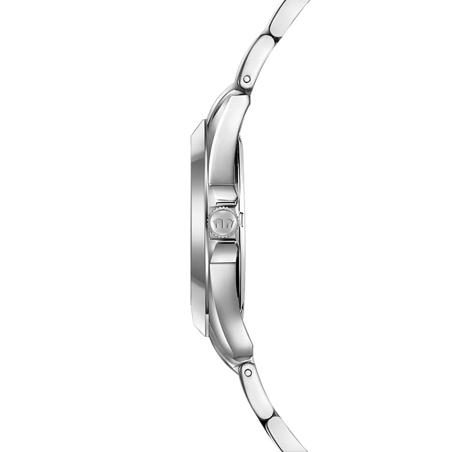 Would you like a watch with a timeless design in connection with your own character and excellent quality? Then this women's model of the Rhodenwald & Sons brand is the perfect choice. The watch manufacturer stands for stylish and sustainable masterpieces for all generations: the timepiece enthusiastic with a tidy dial, subtle line indices, Arabic figures, minute and luminal staff. The hard -wearing stainless steel housing and a suitable link strap made of stainless steel form an exciting contrast to the dark dial and fit harmoniously into the overall concept. A precise quartz watchwerk, a screwed housing floor and waterproof up to 10 ATM are also part of the exclusive equipment.