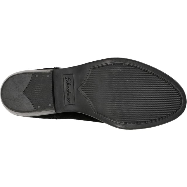 Texas Rodeo Night Boots Classic western-inspired looks and modern comfort combine in Skechers Texas - Rodeo Night. This pull-on Chelsea ankle boot features a 3M Scotchgard suede treated upper with twin gore panels and a cushioned Skechers Memory Foam insole.
