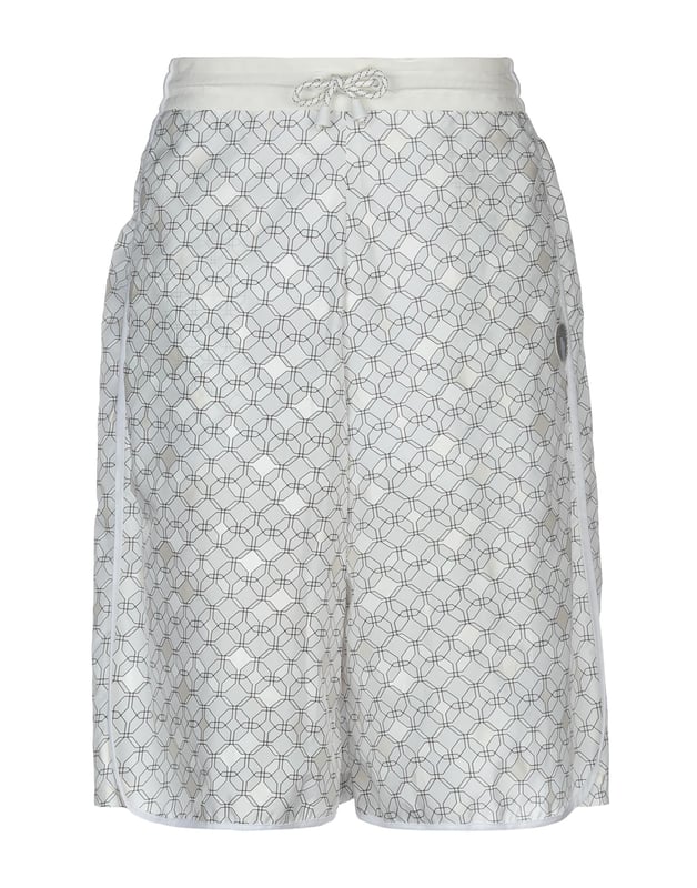 Satin<br>Contrasting applications<br>Geometric design<br>Comfort fit<br>Multipockets<br>Drawstring closure<br>pants<br>