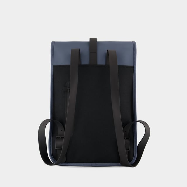 Adjustable shoulder straps. Other - adjustable shoulder straps. Material: polyurethane. Lining: polyurethane. Colours: BLUE - BAY. Polyurethane. Closure: flap with snap hook closure. Interior layout: interior laptop compartment, main compartment and concealed mobile phone pocket on rear flap. Width: 10. Height: 40. Length: 29.
