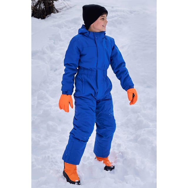 Fabric: Soft Touch. Lining: Fleece. Design: Logo. Pockets: 2 Side Pockets. Hem: Adjustable. Cuff: Elasticated, Touch Fastening Tab. Neckline: Hooded. Sleeve-Type: Long-Sleeved. Hood Features: Adjustable, Grown On Hood. Fabric Technology: Breathable, Waterproof. Fastening: Concealed Zip, Pull-On, Stormflap, Stud. Elasticated Ankles, Elasticated Waist, Reinforced Knee, Taped Seams, Thermal Tested to -10C. 9-10 Years: 28.5 in. 11-12 Years: 30.5 in. 5-6 Years: 24 in. 7-8 Years: 26 in. 3-4 Years: 22.5 in. 2-3 Years: 22 in.