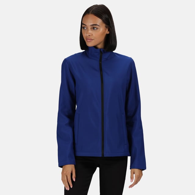 Wind resistant membrane. Showerproof. Shaped fit. Collar high contrast full length zip with inner zip guard. Two front pockets. Open cuffs. Drawcord hem. Cut out label. Ideal for screen, transfer and vinyl printing.
