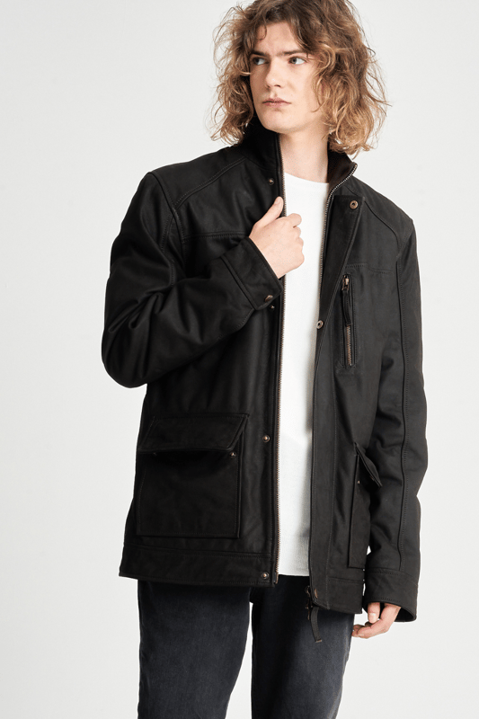 Comfortable leather jacket online