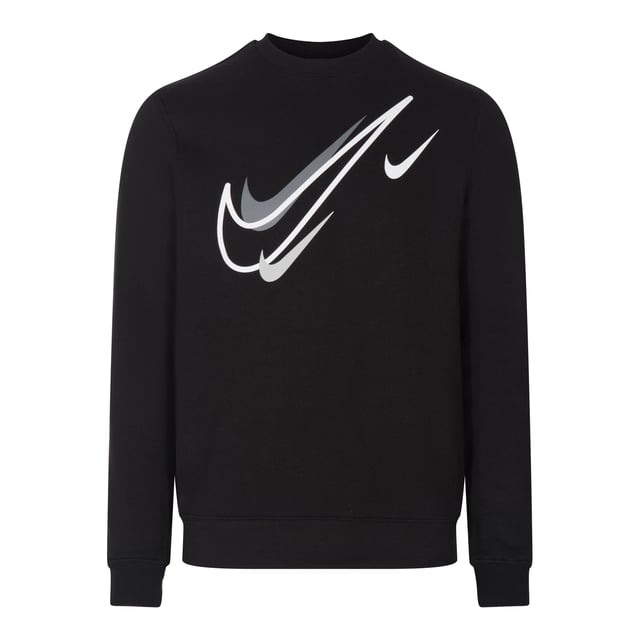 Crew Neck Top, Sportswear Multi Swoosh Graphic.
Ribbed Neckline, hem and Cuffs.
Elasticated Waist
Concealed draw cord Cuffed Joggers.
2 Side Pockets, 2 Cargo Flat Pockets Secured with Pressed Buttons.
Soft and Comfortable Feel Fabric.