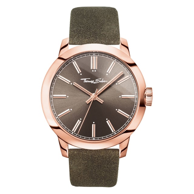 THOMAS SABO WA03142662054 Uhr Mann Quarz• Material: Edelstahl• Glas: Mineral• Armband: Leder• Farbe: Pink• Wasserbeständigkeit: 100 m (10 ATM)• Gehäusegröße: 46 mm