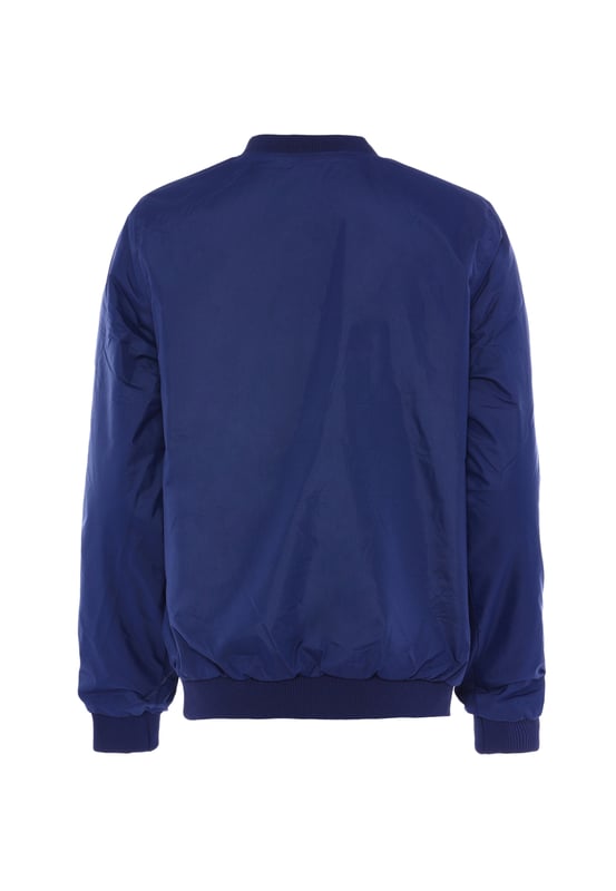Het sportieve blousonjack van Mo past perfect in je dagelijks leven. Hij is gemaakt van een licht glanzend materiaal dat staat voor comfort en casual koelte. Twee schuine klepzakken met drukknopen en de maatvaste geribde manchetten maken de look en functionaliteit van deze jas compleet.  Jas