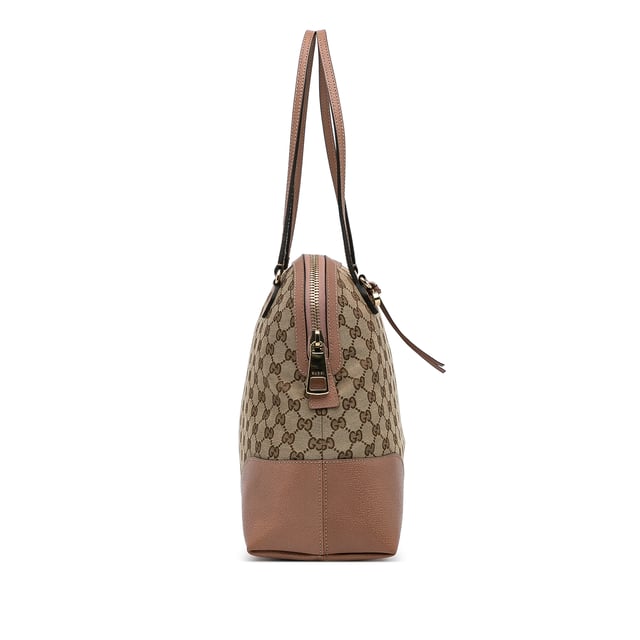 Vintage Gucci GG Canvas Bree Shoulder Bag Brown